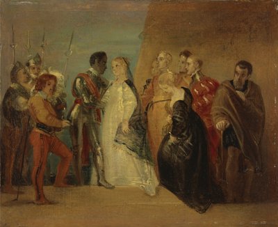 El regreso de Otelo, de Otelo, Acto II, Escena ii de Thomas Stothard